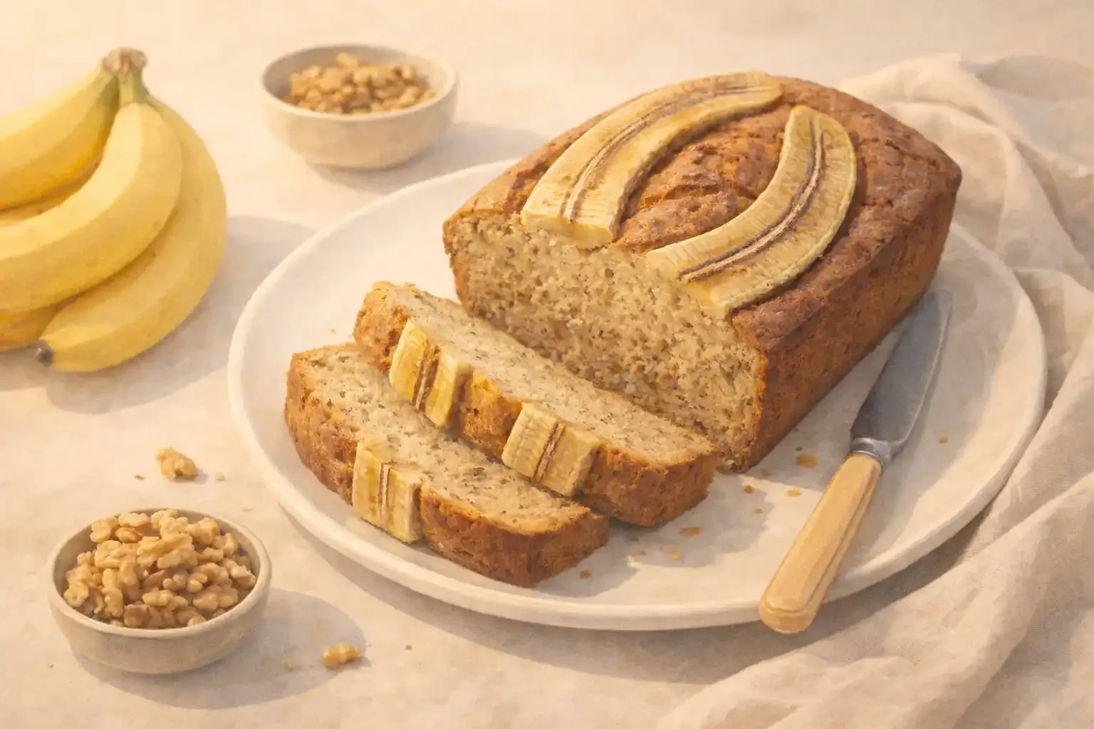 Bananenbrot vegan: Das beste Rezept ohne Ei & Butter