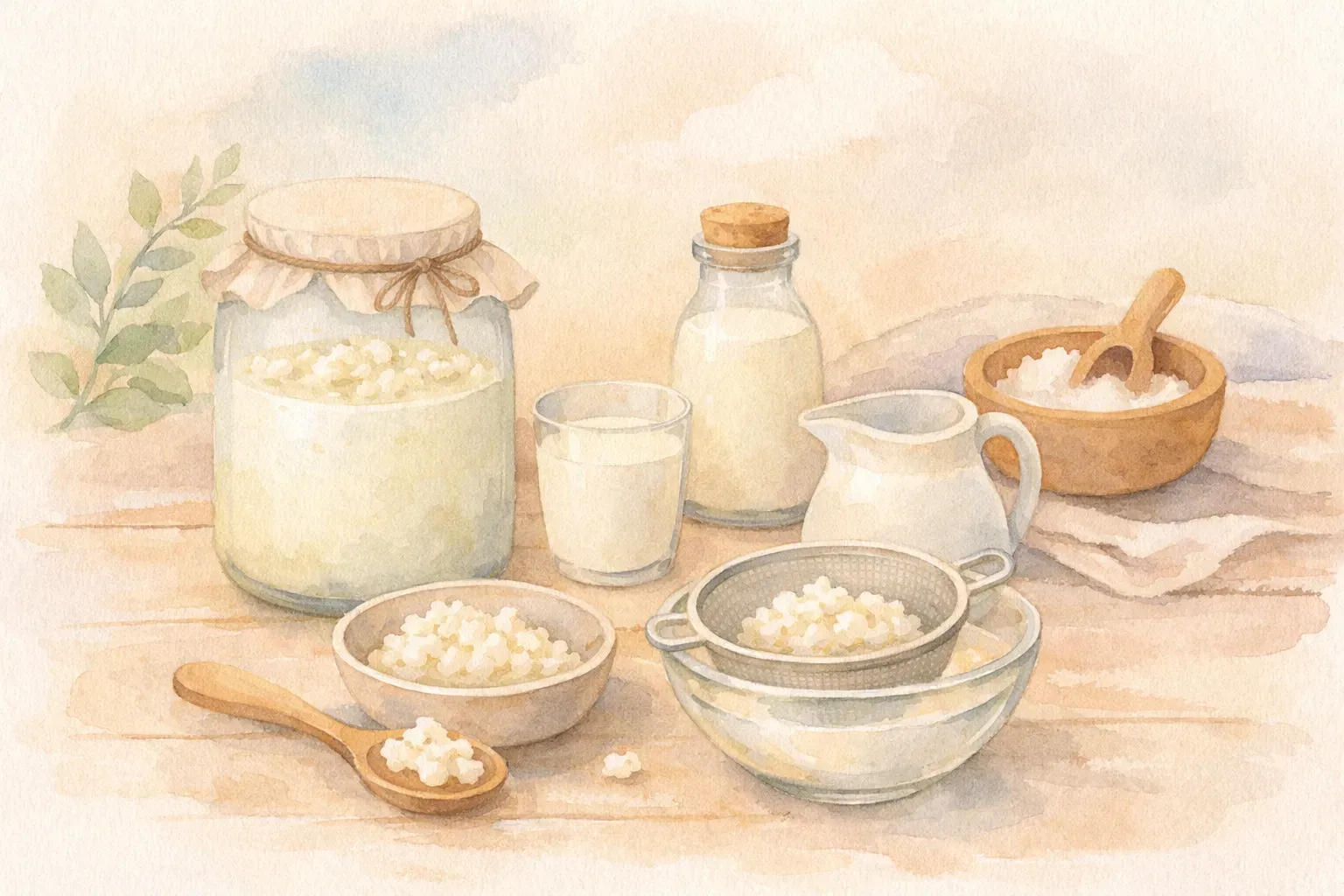 Kefir selber machen: Anleitung für gesundes Fermentieren