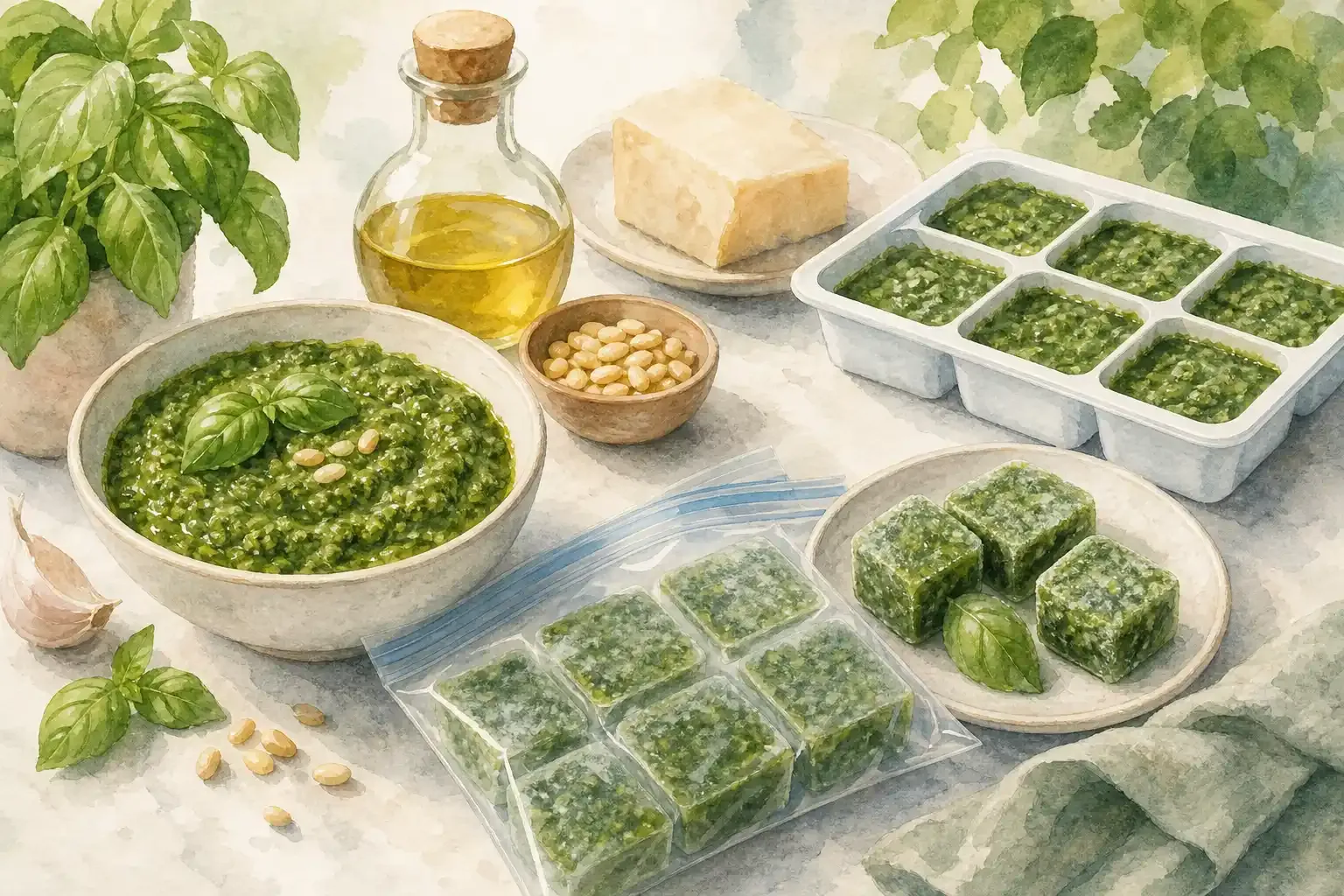 Pesto einfrieren: Anleitung für maximale Haltbarkeit